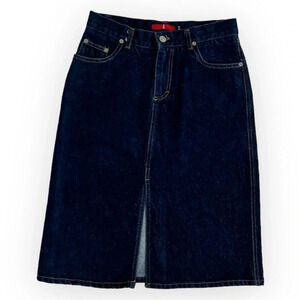 VINTAGE 90’s Jou Jou Jeans Midi Skirt